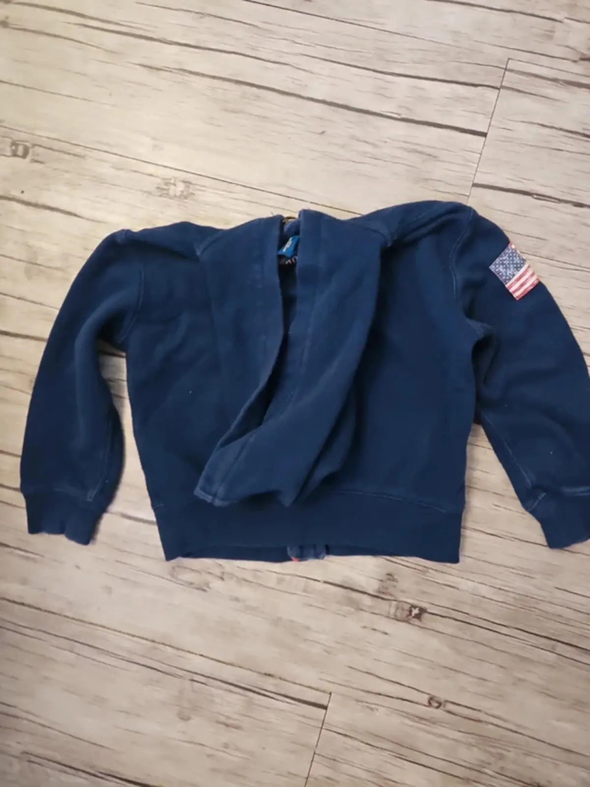 Polo Ralph Lauren Navy USA Hoodie - Age 3 Years - 100% Cotton - Image 4