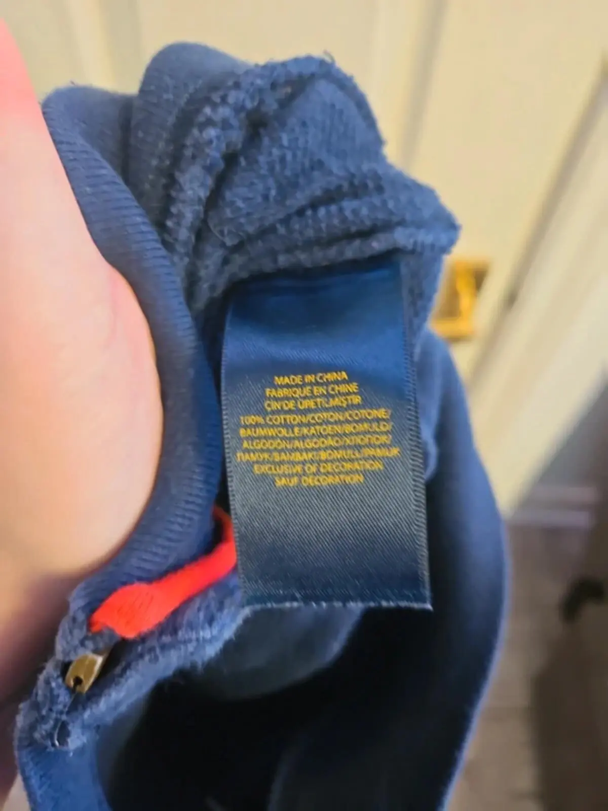Polo Ralph Lauren Navy USA Hoodie - Age 3 Years - 100% Cotton - Image 6