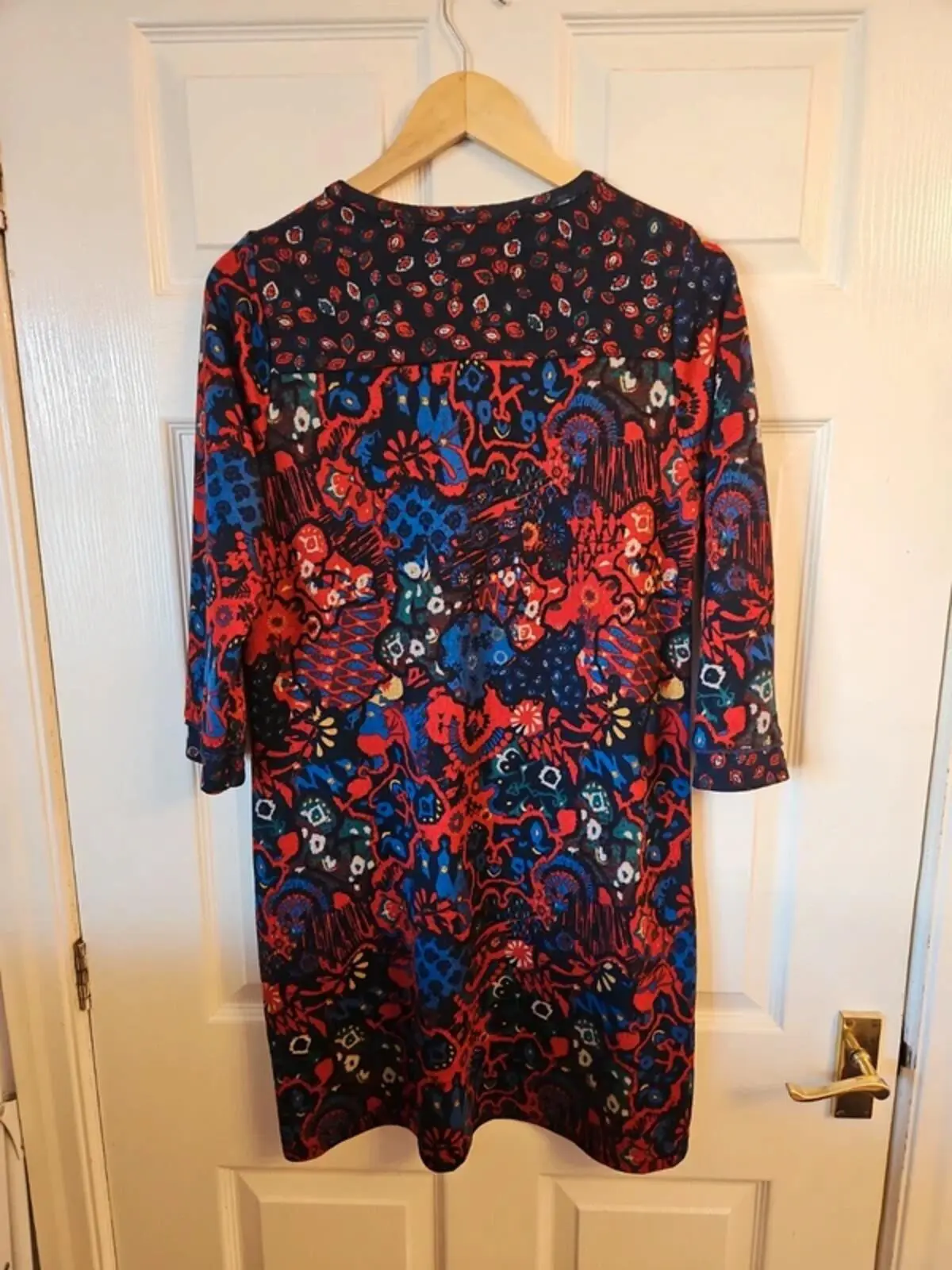 Country Rose Multi-Pattern Tunic Dress - Size 12 - Excellent Condition - Image 5