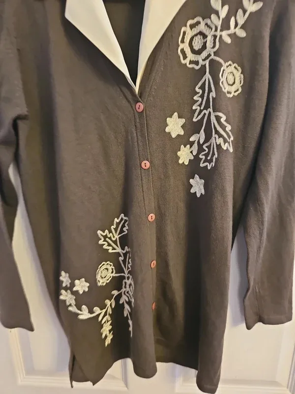Country Casuals Jumper With Blouse Insert Size S - Image 4