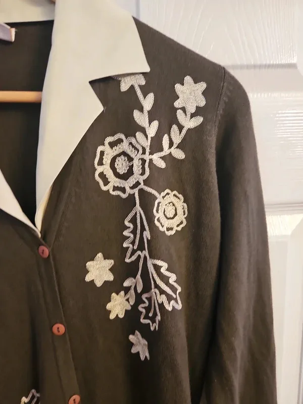 Country Casuals Jumper With Blouse Insert Size S - Image 5