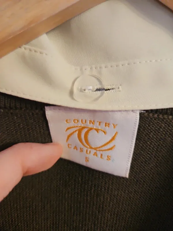 Country Casuals Jumper With Blouse Insert Size S - Image 7