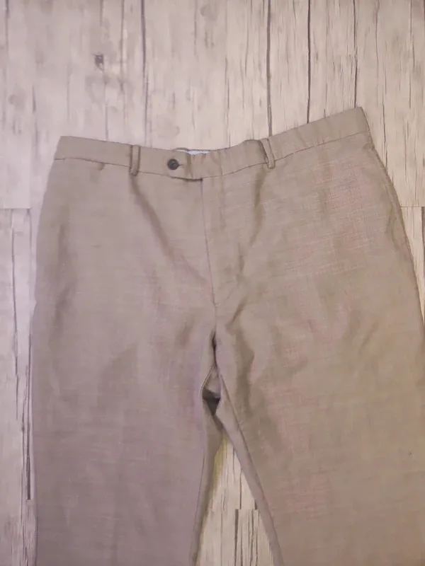 Tommy Hilfiger Brown 100% Wool Trousers 40" 29" - Image 2