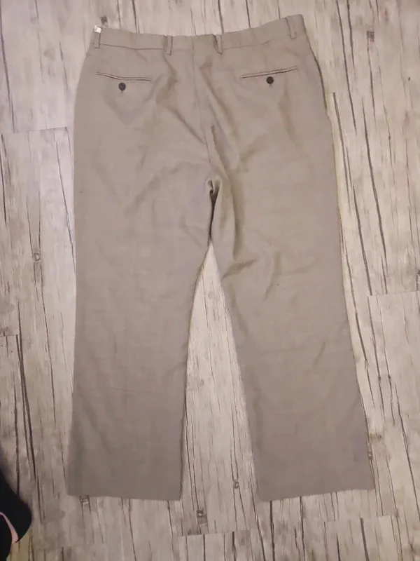 Tommy Hilfiger Brown 100% Wool Trousers 40" 29" - Image 5