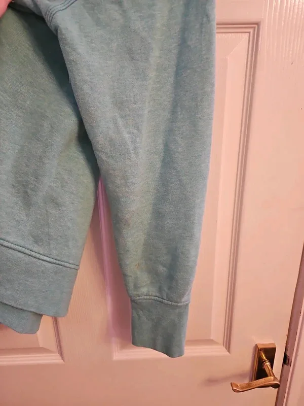 Carhartt Light Blue Quarter Zip Hoodie Women’s Size XL 16-18 - Image 8
