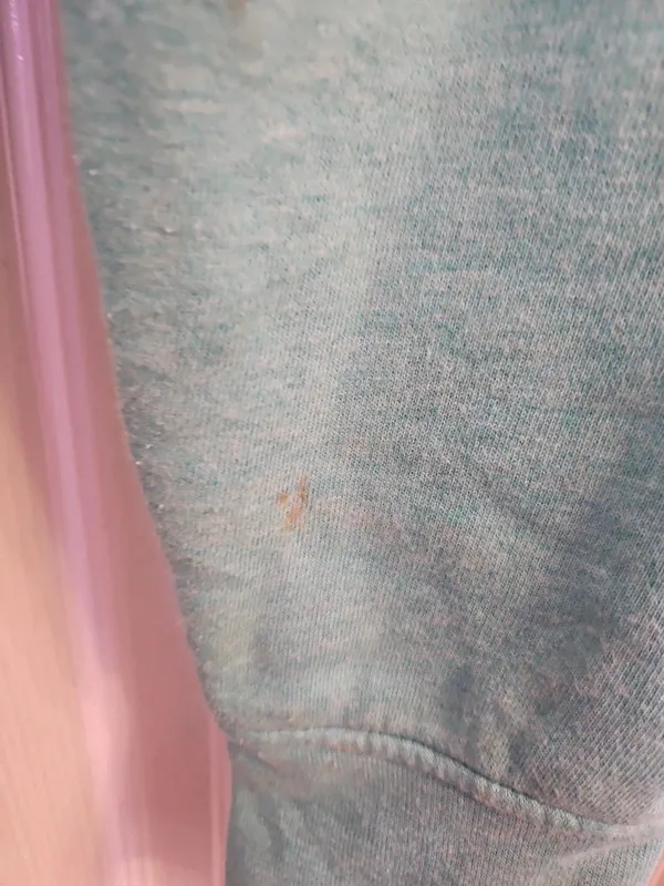 Carhartt Light Blue Quarter Zip Hoodie Women’s Size XL 16-18 - Image 9