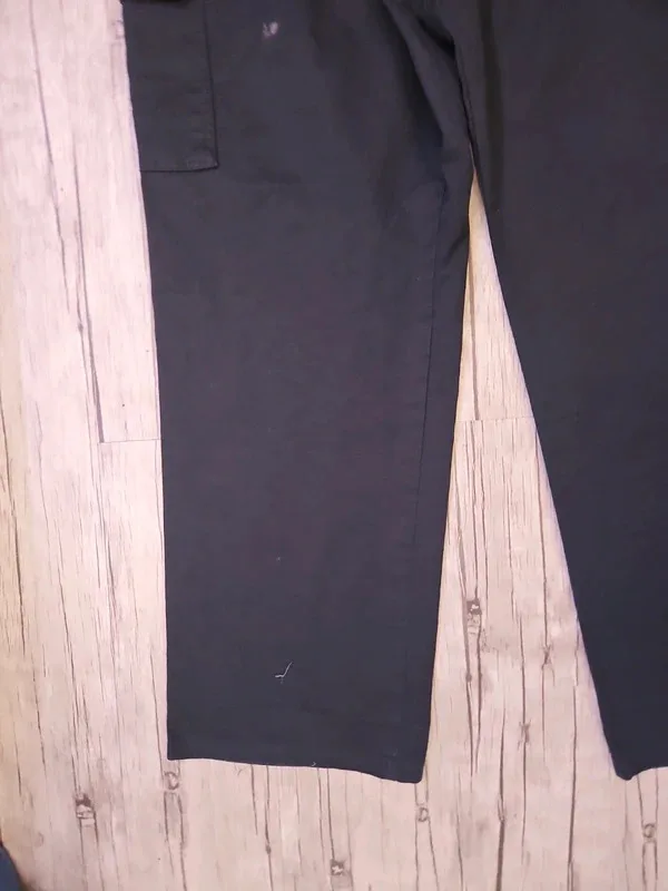 Dickies Cargo Trousers Black 40W 30L Workwear Combat - Image 4