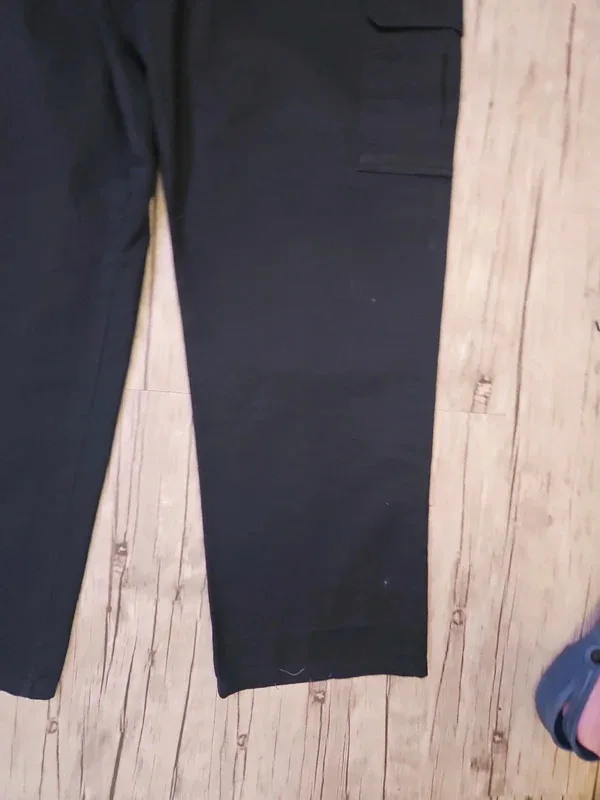 Dickies Cargo Trousers Black 40W 30L Workwear Combat - Image 5