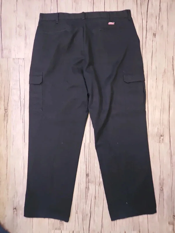 Dickies Cargo Trousers Black 40W 30L Workwear Combat - Image 6
