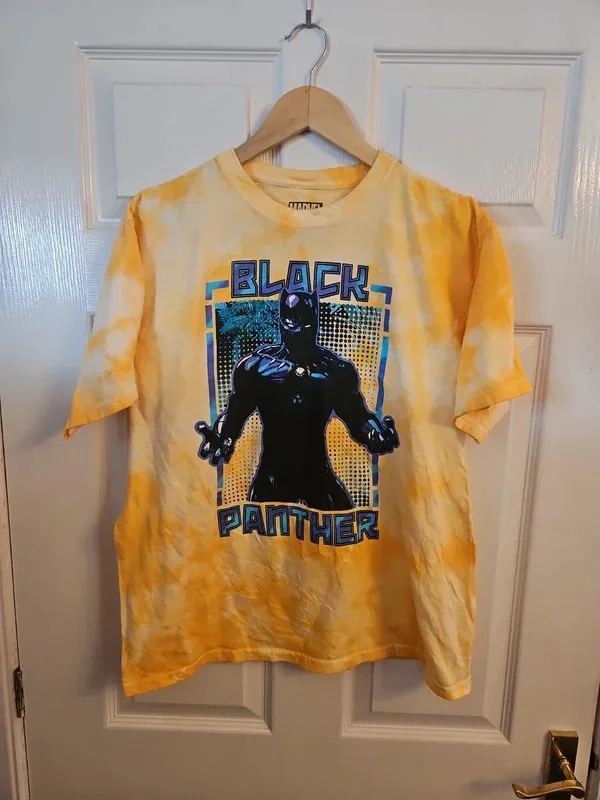 Marvel Black Panther Tie Dye Tshirt Size Large - Image 2