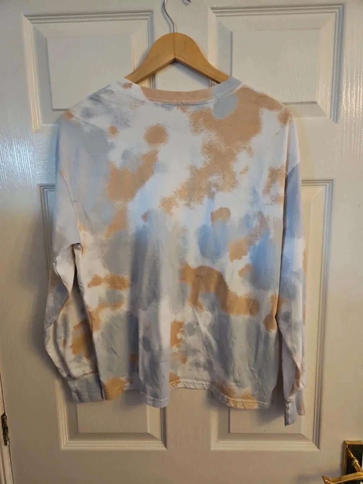 Disney Lilo And Stitch Tie Dye Long Sleeve Top Size S Smile Graphic Tee - Image 6