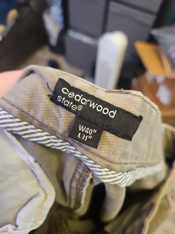 Cedarwood State Beige Chinos W40 L31 - Image 7