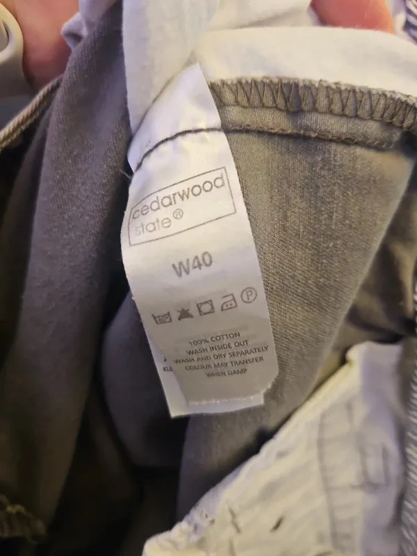 Cedarwood State Beige Chinos W40 L31 - Image 8