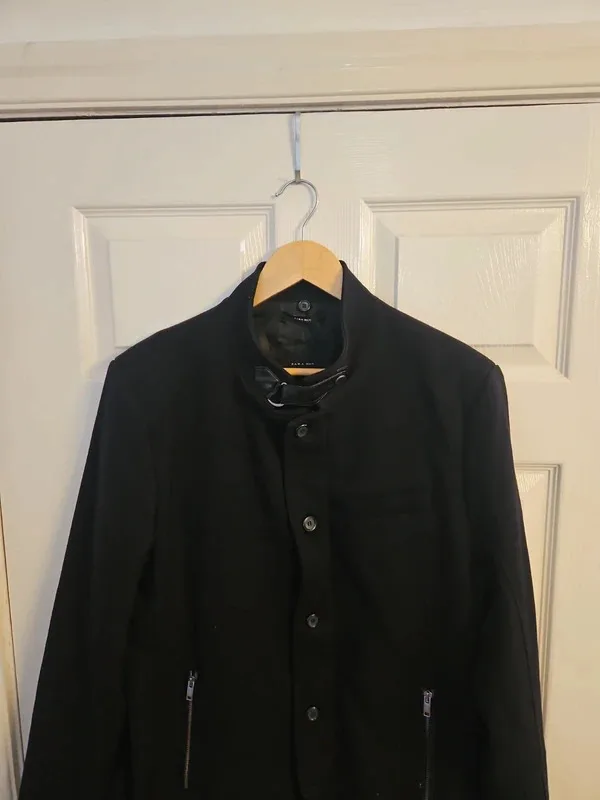 Zara Man Black Jacket - Size XL - Image 3