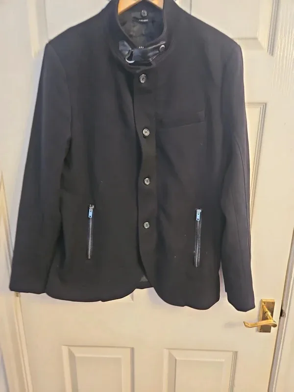 Zara Man Black Jacket - Size XL - Image 4