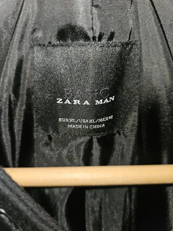 Zara Man Black Jacket - Size XL - Image 7