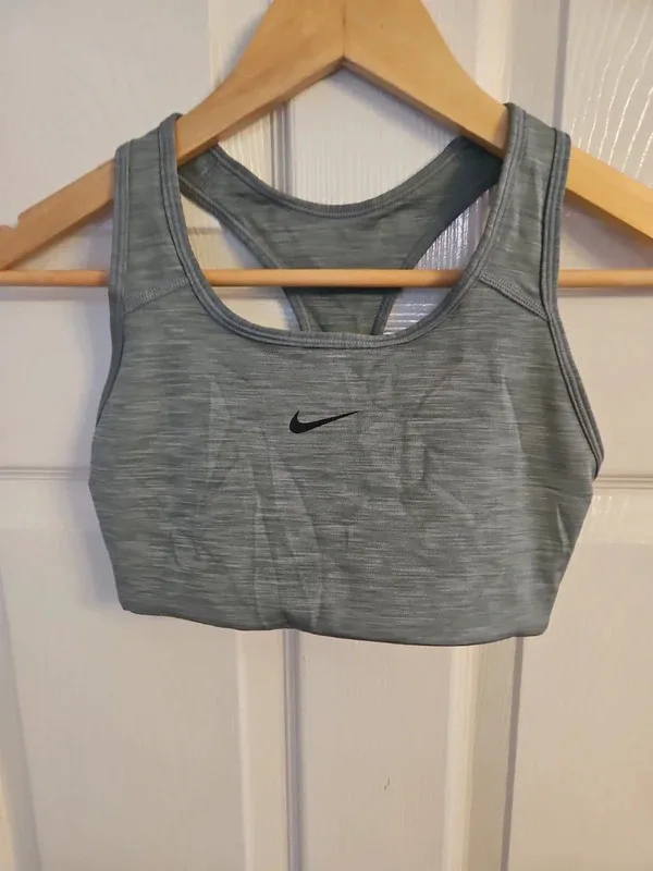 Grey Nike Sports Bra - Size S - Image 4