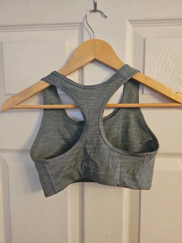 Grey Nike Sports Bra - Size S - Image 6