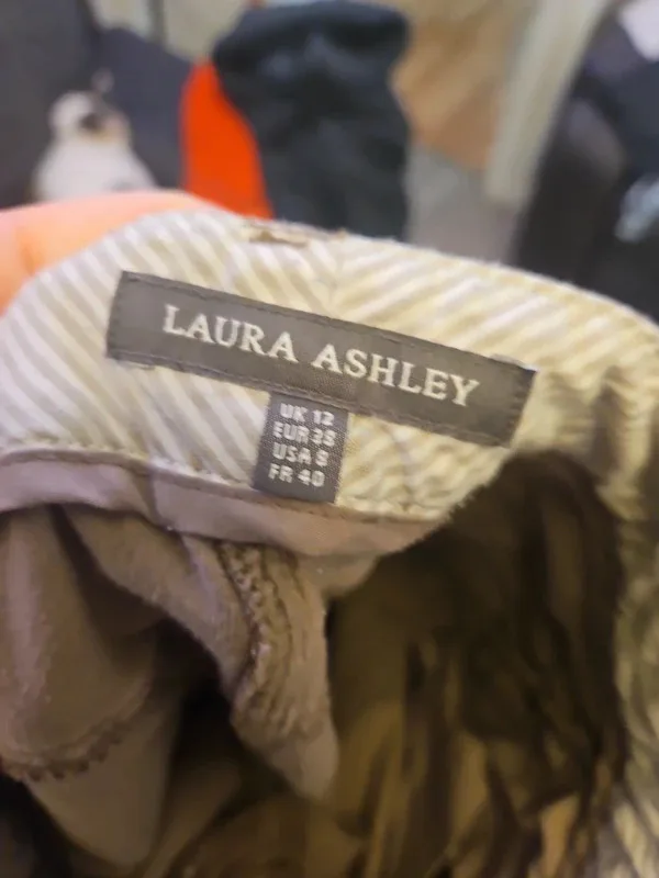 Laura Ashley Brown Trousers Uk 12 30 Waist Corduroy - Image 9