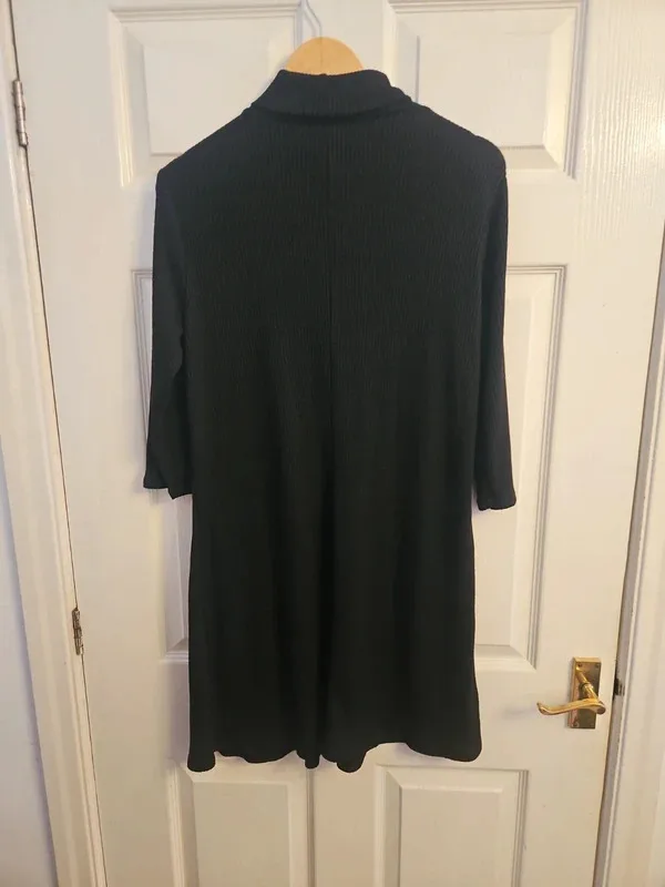 George Black Turtleneck Jumper Dress Size 18 NWT - Image 7