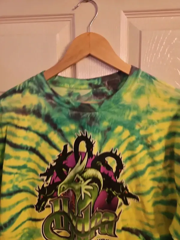 Vintage Hydra The Revenge Dorney Park Tie Dye Graphic Tee - Image 3