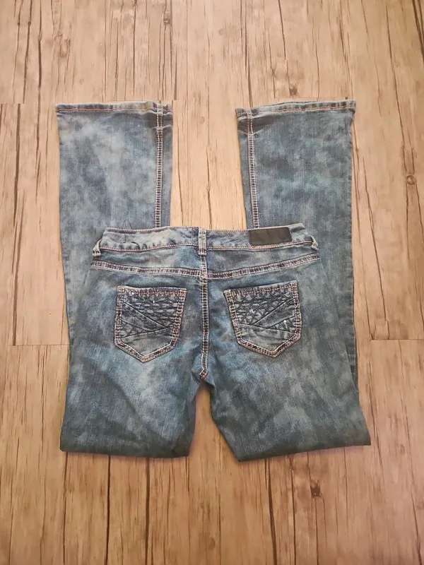 twentyoneblack Rue 21 Low Rise Flared Jeans Curvy Boot Best Fit UK 10