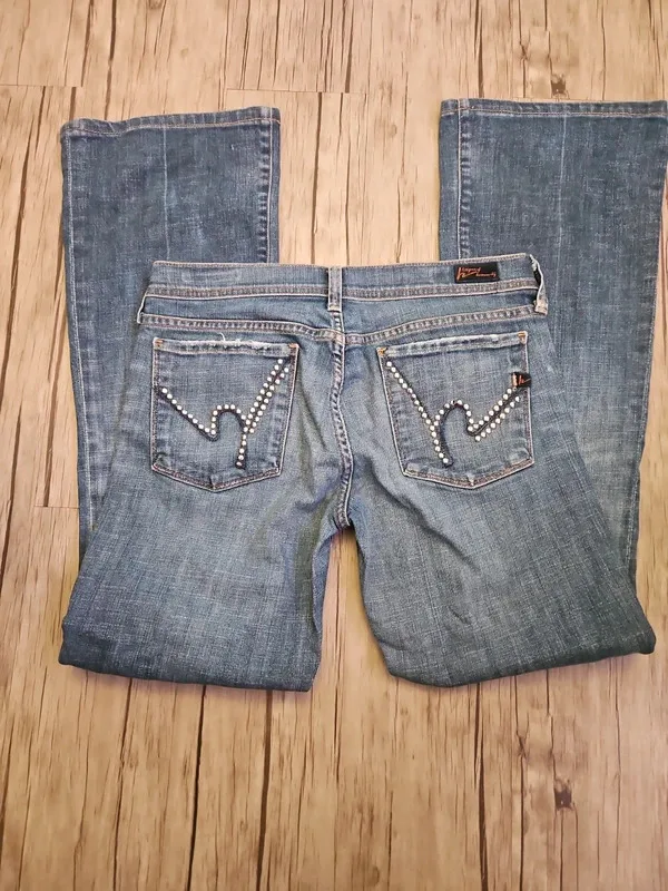 Citizens Of Humanity Ingrid 002 Low Waist Flare Jeans W30 L31