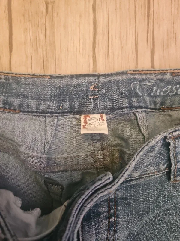 Silver Jeans Co Low Waisted Flared Jeans W33 L29 Y2K Blue Denim - Image 9