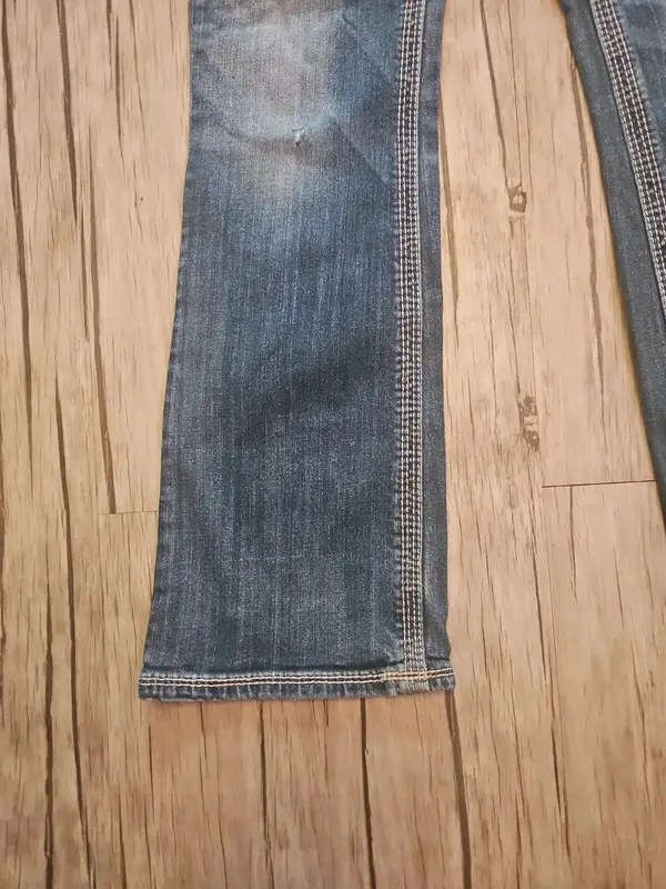 Silver Suki Surplus Low Waisted Flared Jeans W28 L29 - Image 6