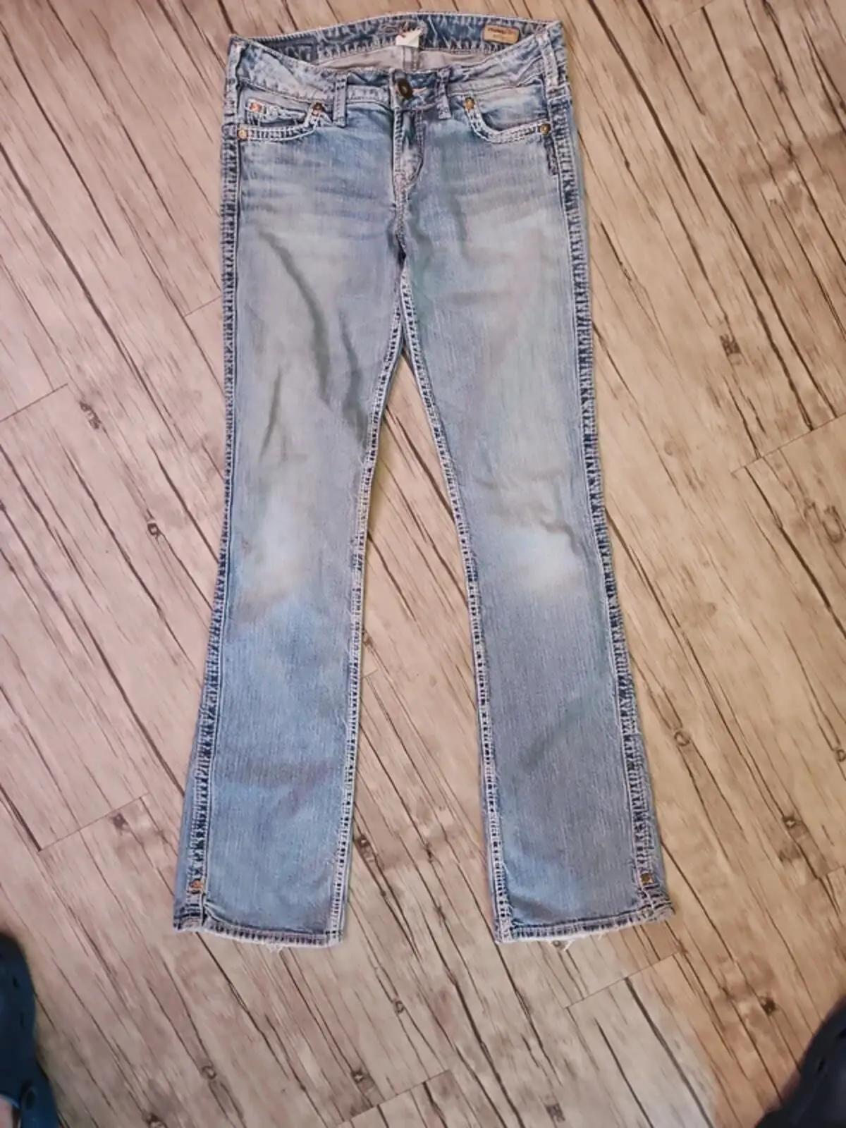 Silver Jeans Co. Frances Bootcut Jeans Blue Denim Y2K W28 L32 (Tagged W27 L33) - Image 3