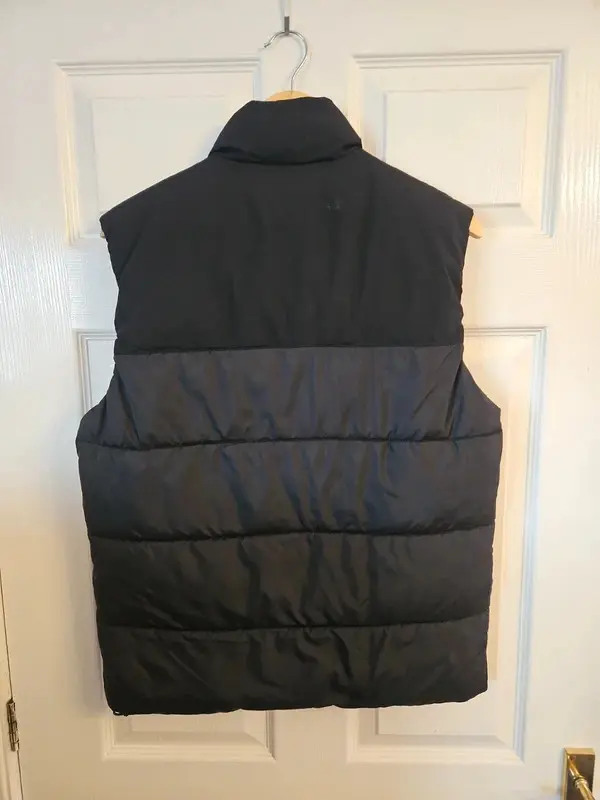 Zara Black Padded Gilet Size S - Image 6