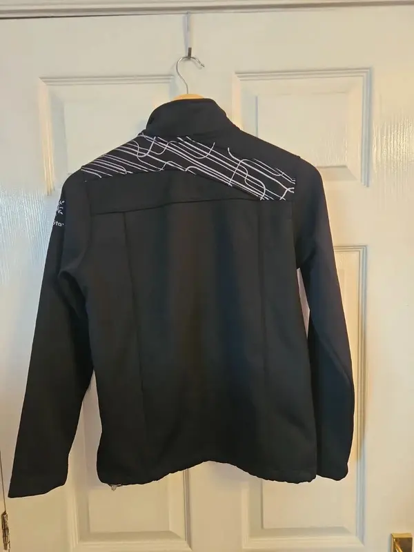Elevate Womens Black Soft Shell Jacket Fleece Lined Snowflake S/P - Image 9