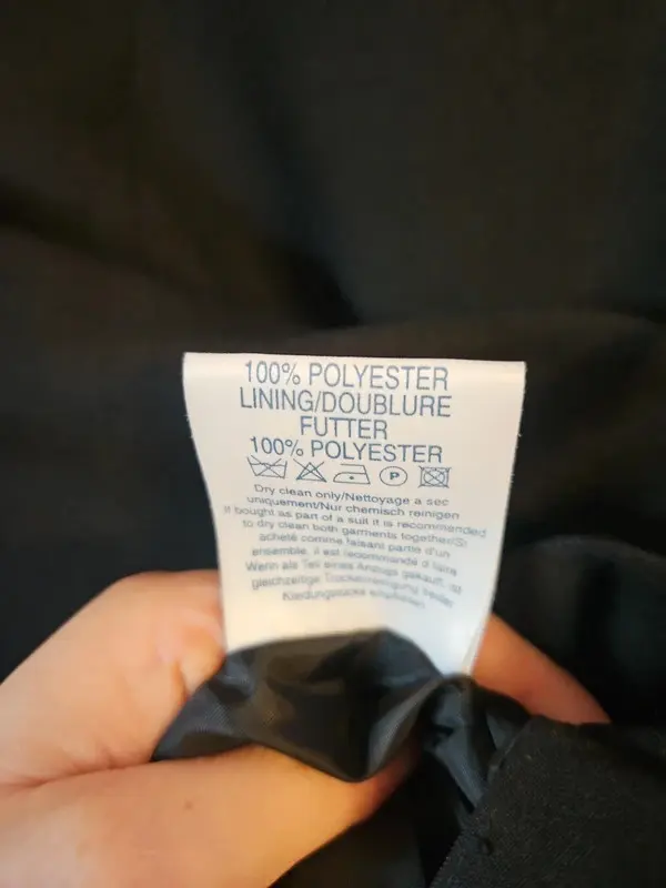 New Look Black Longline Tailored Blazer Jacket Size 18 Old Label - Image 8