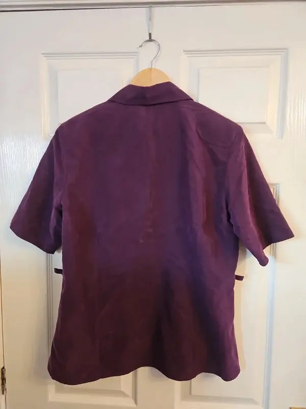 New Look Purple Short Sleeve Tailored Blazer Jacket Size 16 NWT - Image 6