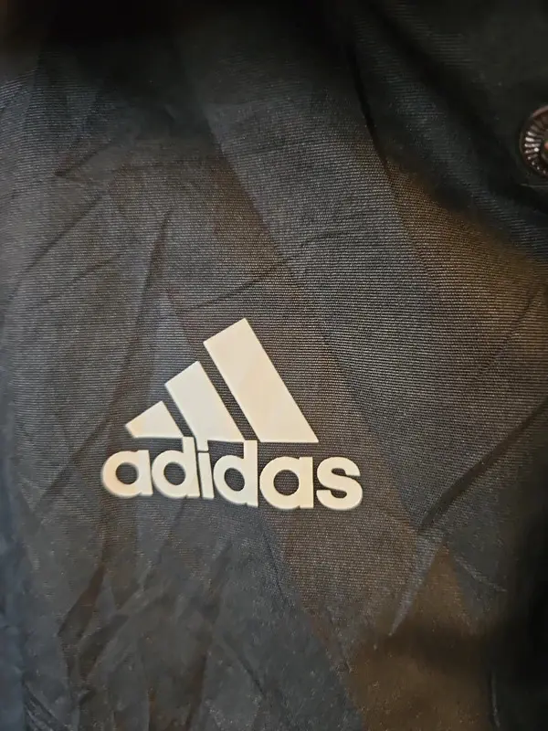 Adidas Université Laval Black Padded Jacket Coat Size S - Image 6