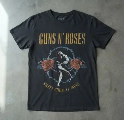 Guns N’ Roses Sweet Child O’ Mine Band T-Shirt Size XS